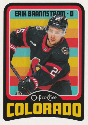Hockey card Erik Brannstrom