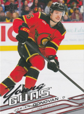 Hockey card Jorian Donovan