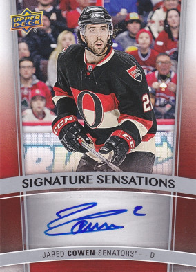 Hockey card Jared Cowen