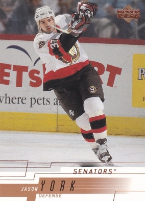 Hockey card Jason York