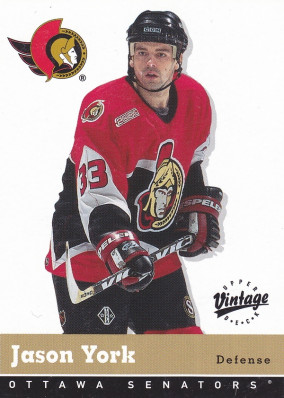 Hockey card Jason York