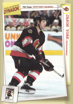 Hockey card Jason York