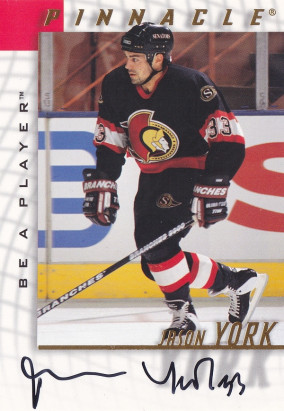 Hockey card Jason York