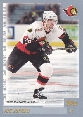 Hockey card Joe Juneau