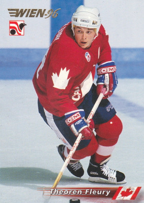 Hockey card Theoren Fleury