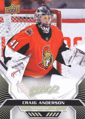 Hockey card Craig Anderson