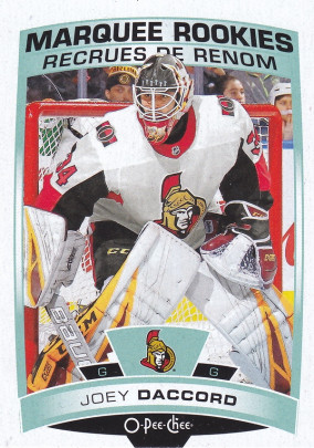 Hockey card Joey Daccord