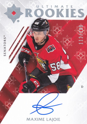 Hockey card Max Lajoie