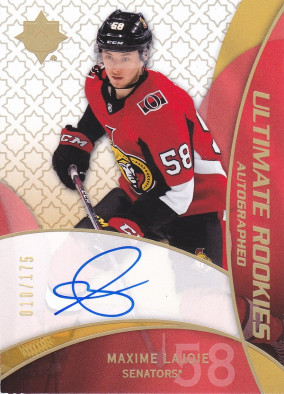 Hockey card Max Lajoie