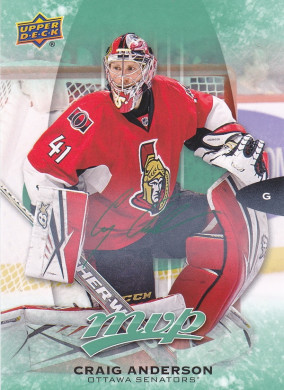 Hockey card Craig Anderson