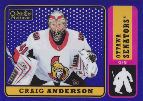 Hockey card Craig Anderson