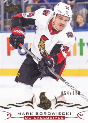 Hockey card Mark Borowiecki