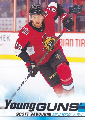 Hockey card Scott Sabourin