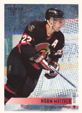 Hockey card Norm Maciver