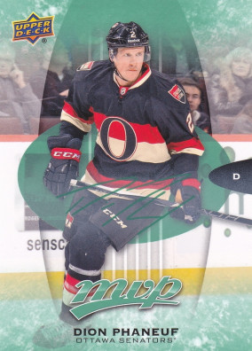 Hockey card Dion Phaneuf