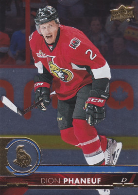 Hockey card Dion Phaneuf