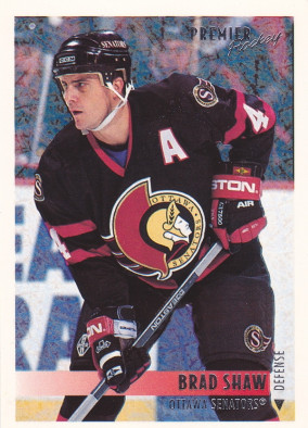 Hockey card Brad Shaw