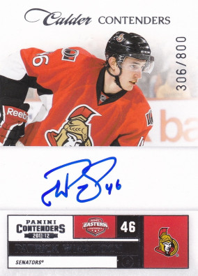 Hockey card Patrick Wiercioch