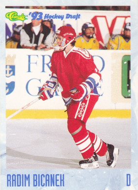 Hockey card Radim Bicanek