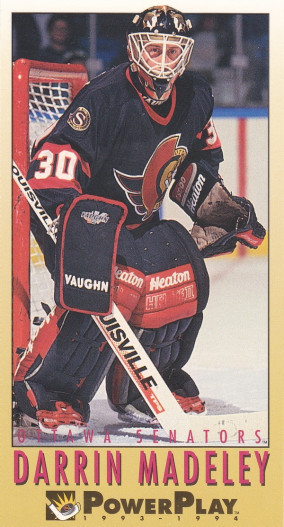 Hockey card Darrin Madeley
