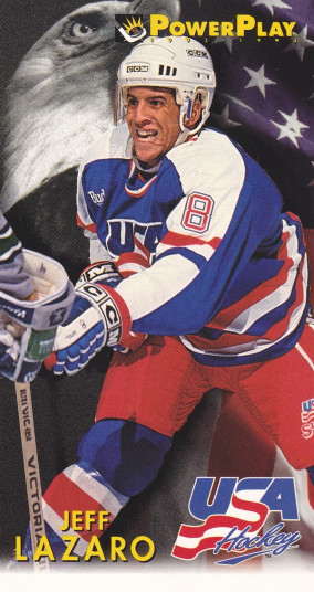 Hockey card Jeff Lazaro