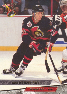 Hockey card Bob Kudelski