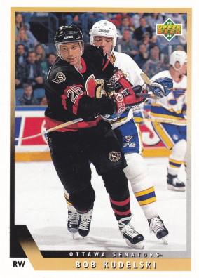 Hockey card Bob Kudelski