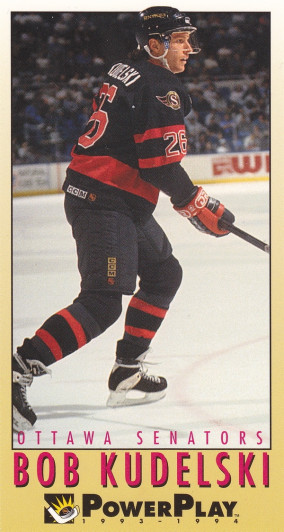 Hockey card Bob Kudelski