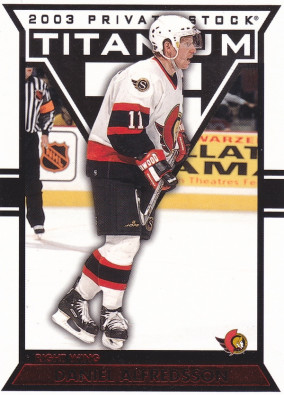 Hockey card Daniel Alfredsson