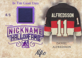 Hockeey card Daniel Alfredsson NHFP 10