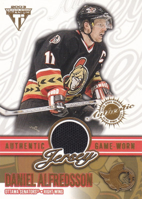 Hockey card Daniel Alfredsson