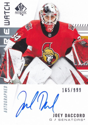Hockey card Joey Daccord