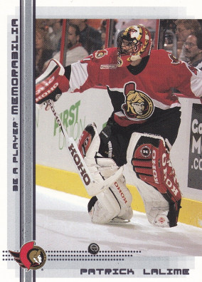 Hockey card Patrick Lalime