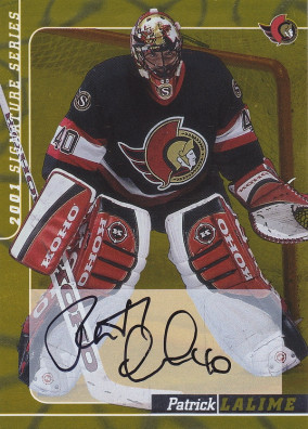 Hockey card Patrick Lalime