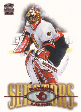 Hockey card Patrick Lalime