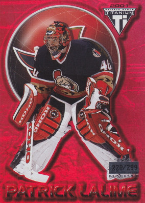 Hockey card Patrick Lalime