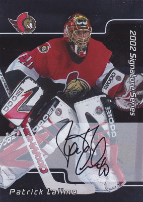 Hockey card Patrick Lalime