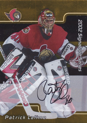 Hockey card Patrick Lalime