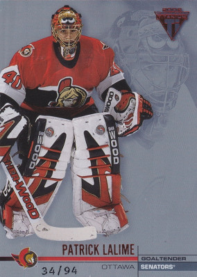 Hockey card Patrick Lalime