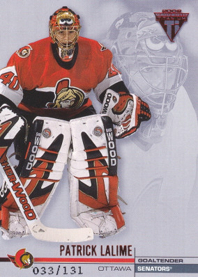 Hockey card Patrick Lalime