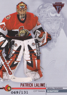 Hockey card Patrick Lalime