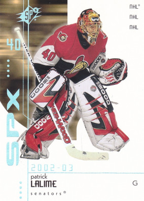 Hockey card Patrick Lalime