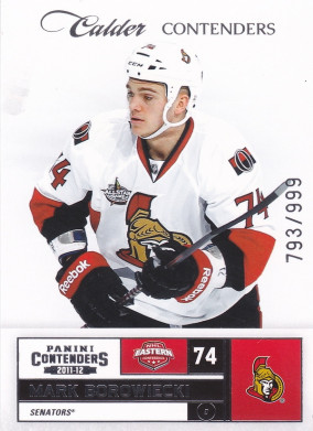 Hockey card Mark Borowiecki