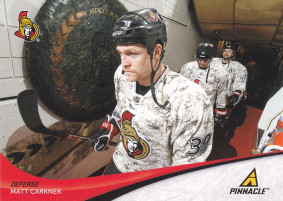 Hockey card Matt Carkner