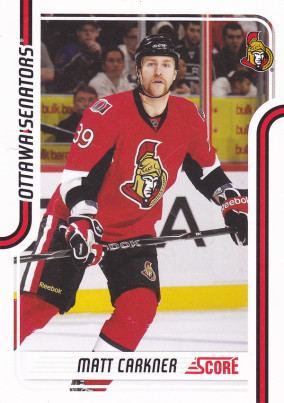Hockey card Matt Carkner