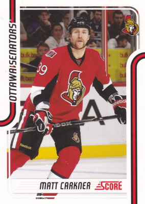 Hockey card Matt Carkner