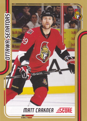 Hockey card Matt Carkner