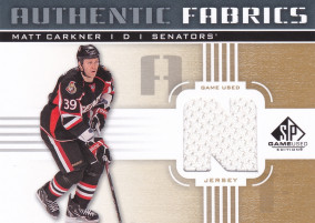Hockey card Matt Carkner