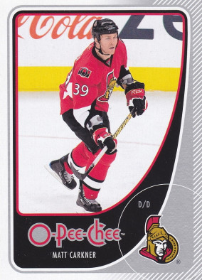 Hockey card Matt Carkner