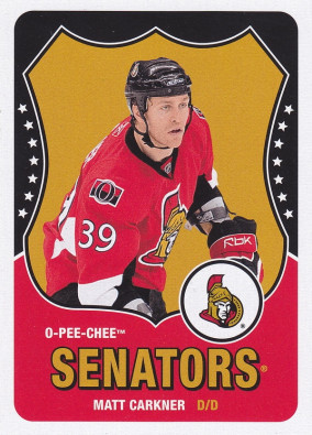Hockey card Matt Carkner